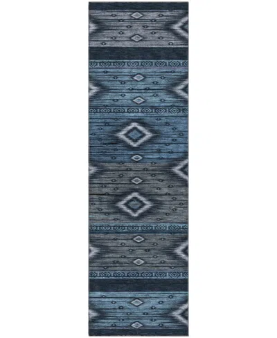 Addison Mayfield Amf1943 2'3"x7'6" Runner In Blue