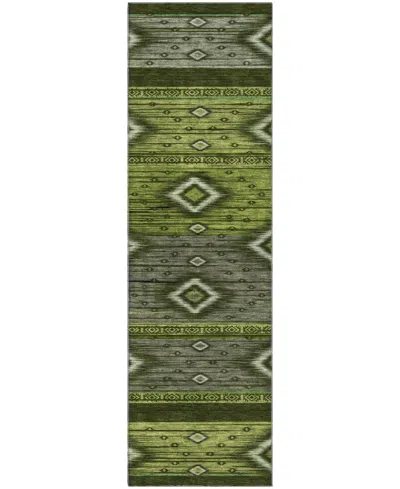 Addison Mayfield Amf1943 2'3"x7'6" Runner In Green