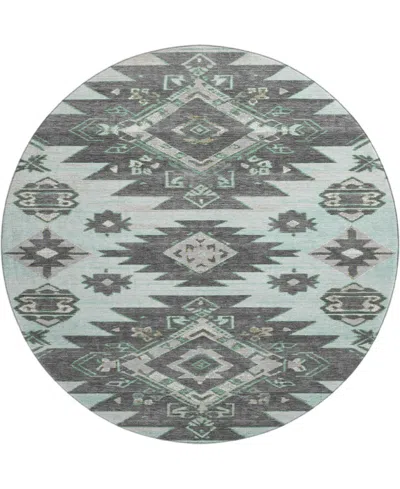 Addison Mayfield Amf1945 8'x8' Round In Gray