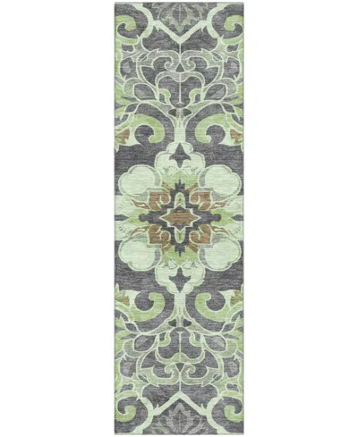 Addison Mayfield Amf1947 2'3"x7'6" Runner In Green