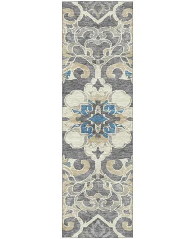 Addison Mayfield Amf1947 2'3"x7'6" Runner In Gray