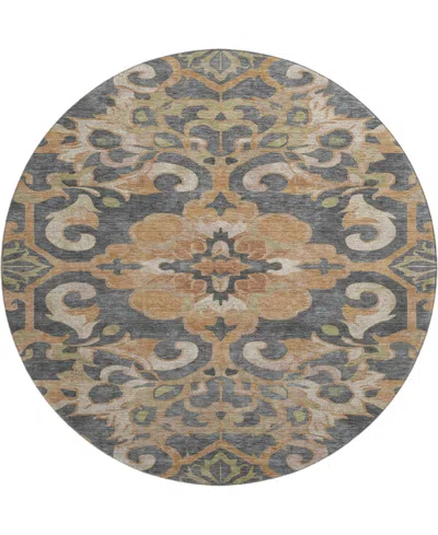 Addison Mayfield Amf1947 8'x8' Round In Blue