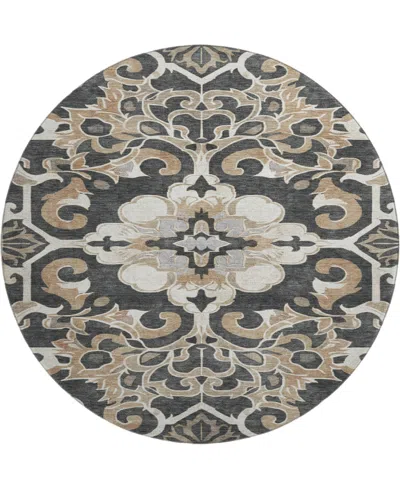 Addison Mayfield Amf1947 8'x8' Round In Gray