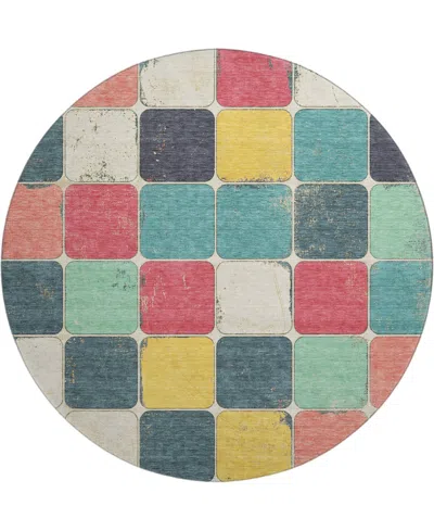 Addison Mayfield Amf1948 8'x8' Round In Multi