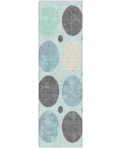 Addison Mayfield Amf1949 2'3"x7'6" Runner In Blue