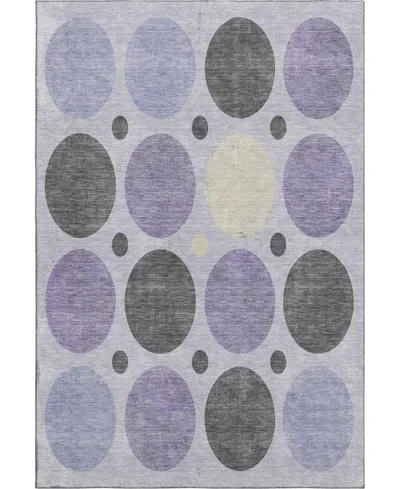 Addison Mayfield Amf1949 3'x5' Area Rug In Purple