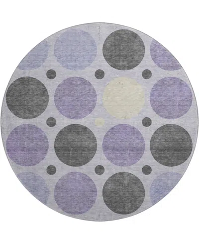 Addison Mayfield Amf1949 8'x8' Round In Blue