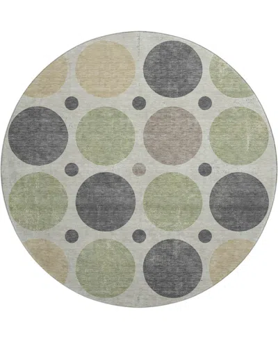 Addison Mayfield Amf1949 8'x8' Round In Gray