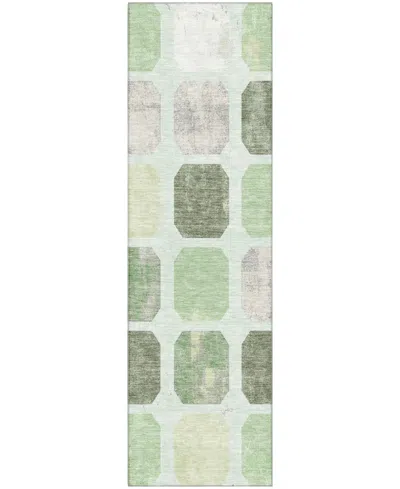 Addison Mayfield Amf1950 2'3"x7'6" Runner In Green