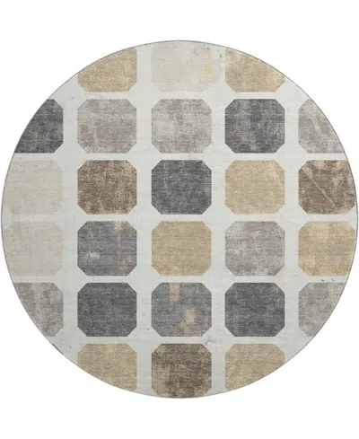Addison Mayfield Amf1950 8'x8' Round In Multi