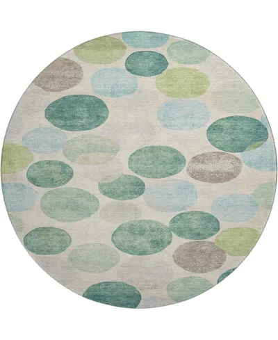 Addison Mayfield Amf1951 8'x8' Round In Blue