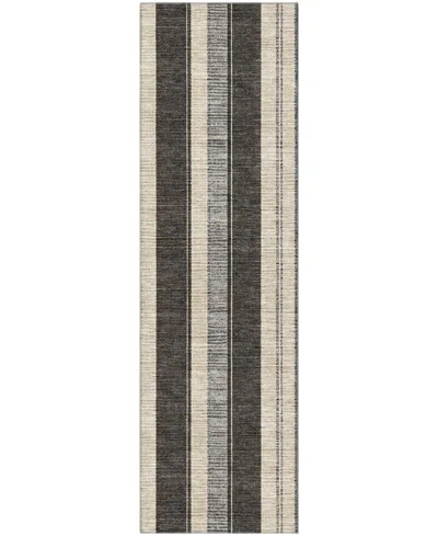 Addison Mayfield Amf1954 2'3"x7'6" Runner In Black