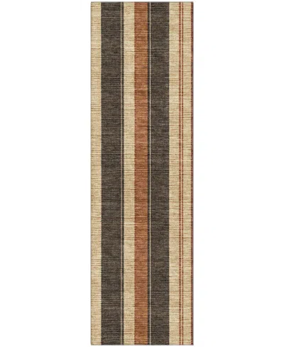 Addison Mayfield Amf1954 2'3"x7'6" Runner In Brown