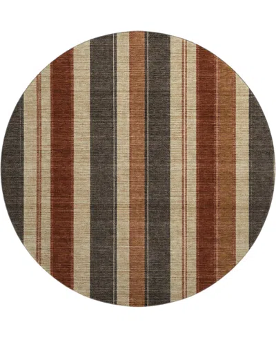 Addison Mayfield Amf1954 8'x8' Round In Brown