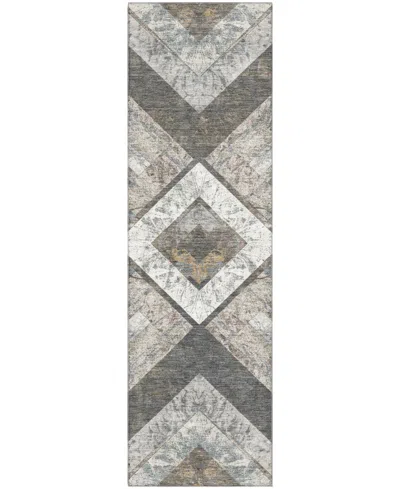 Addison Mayfield Amf1955 2'3"x7'6" Runner In Gray