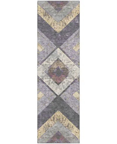 Addison Mayfield Amf1955 2'3"x7'6" Runner In Gray