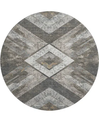 Addison Mayfield Amf1955 8'x8' Round In Gray