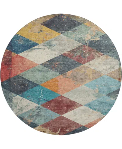Addison Mayfield Amf1956 8'x8' Round In Multi