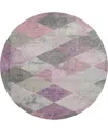 Addison Mayfield Amf1956 8'x8' Round In Multi