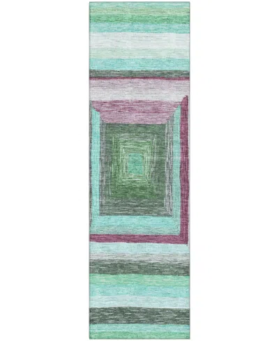Addison Mayfield Amf1957 2'3"x7'6" Runner In Blue