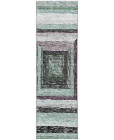 Addison Mayfield Amf1957 2'3"x7'6" Runner In Blue
