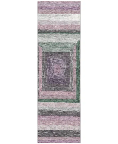 Addison Mayfield Amf1957 2'3"x7'6" Runner In Pink