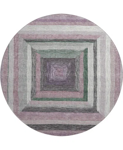 Addison Mayfield Amf1957 8'x8' Round In Multi