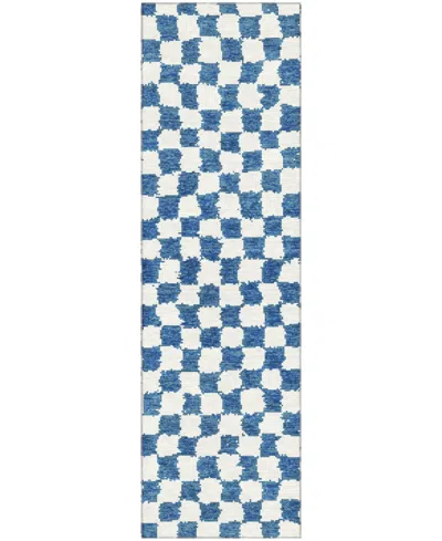 Addison Mayfield Amf1958 2'3"x7'6" Runner In Blue