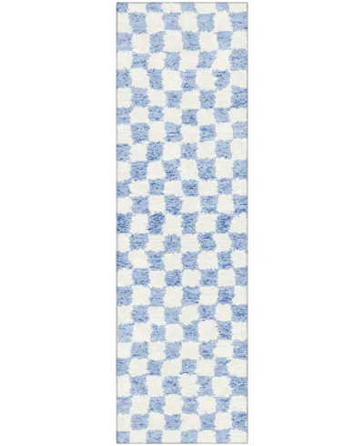 Addison Mayfield Amf1958 2'3"x7'6" Runner In Blue