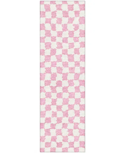 Addison Mayfield Amf1958 2'3"x7'6" Runner In Pink