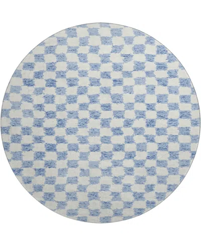 Addison Mayfield Amf1958 8'x8' Round In Blue