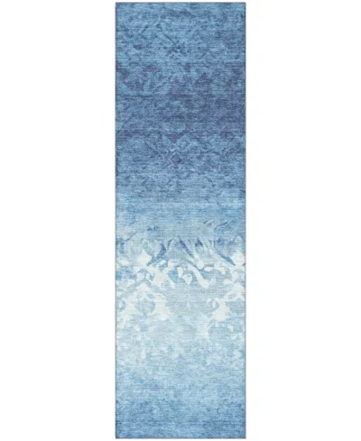 Addison Mayfield Amf1959 2'3"x7'6" Runner In Blue
