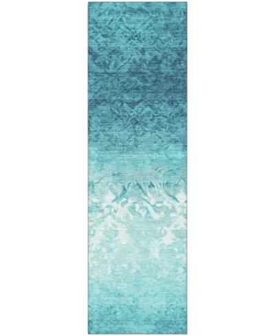 Addison Mayfield Amf1959 2'3"x7'6" Runner In Blue