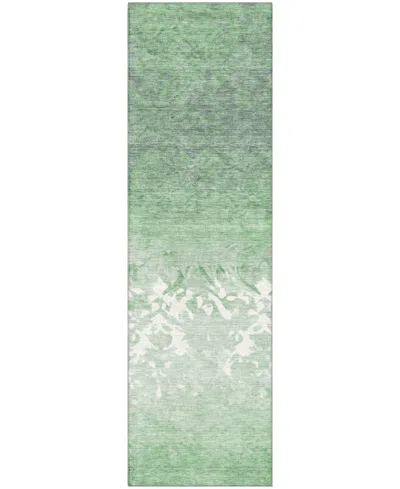 Addison Mayfield Amf1959 2'3"x7'6" Runner In Green