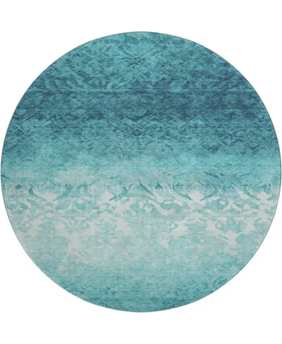 Addison Mayfield Amf1959 8'x8' Round In Blue