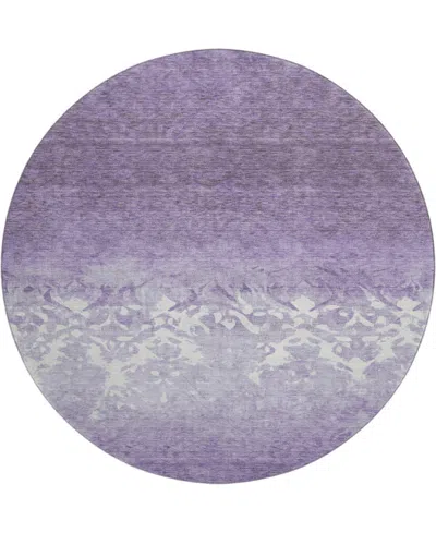 Addison Mayfield Amf1959 8'x8' Round In Purple