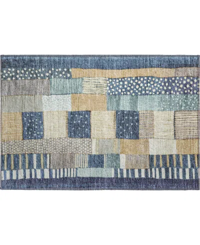 Addison Mayfield Amf1960 1'8"x2'6" Area Rug In Blue