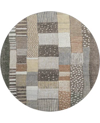 Addison Mayfield Amf1960 8'x8' Round In Brown