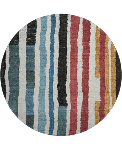 Addison Mayfield Amf1961 8'x8' Round In Multi
