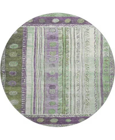 Addison Mayfield Amf1963 8'x8' Round In Purple