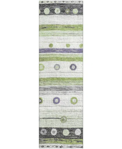 Addison Mayfield Amf1964 2'3"x7'6" Runner In Gray