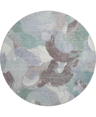 Addison Mayfield Amf1965 8'x8' Round In Blue