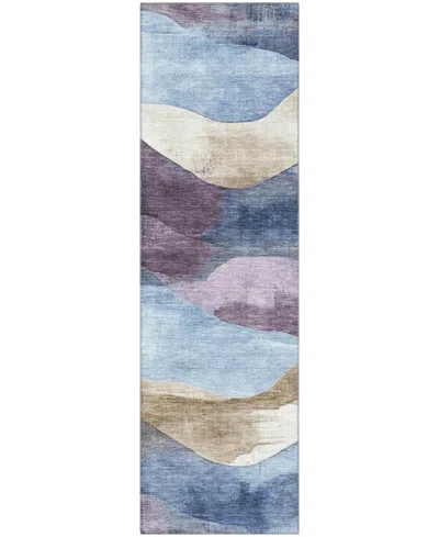 Addison Mayfield Amf1966 2'3"x7'6" Runner In Blue