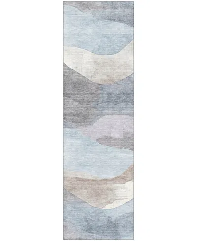 Addison Mayfield Amf1966 2'3"x7'6" Runner In Blue