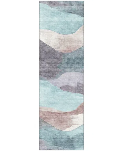 Addison Mayfield Amf1966 2'3"x7'6" Runner In Blue