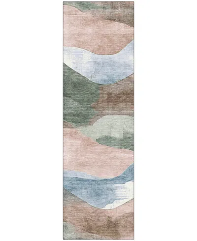 Addison Mayfield Amf1966 2'3"x7'6" Runner In Pink