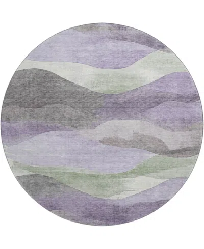 Addison Mayfield Amf1966 8'x8' Round In Purple