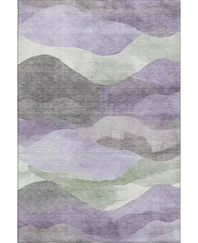 Addison Mayfield Amf1966 9'x12' Area Rug In Purple
