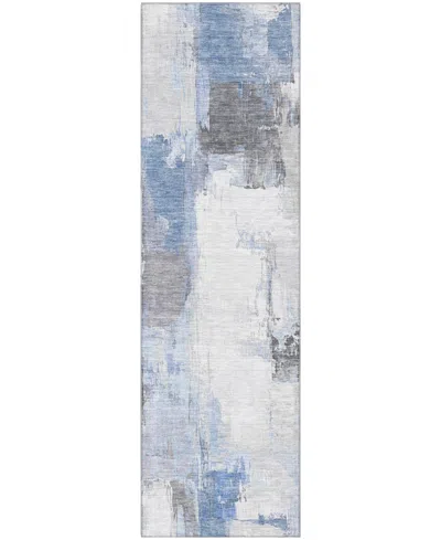 Addison Mayfield Amf1967 2'3"x7'6" Runner In Blue