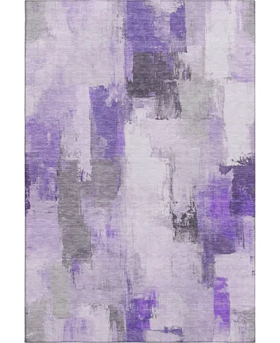 Addison Mayfield Amf1967 3'x5' Area Rug In Purple